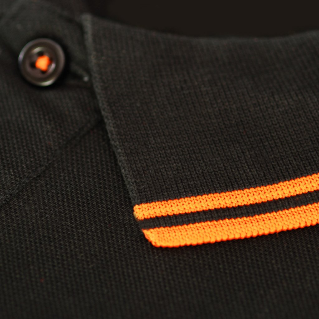 Love Follow Conquer Polos OUTLET STORE Polo Black/Orange