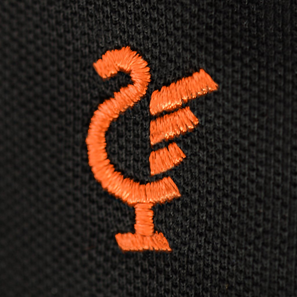 Love Follow Conquer Polos OUTLET STORE Polo Black/Orange