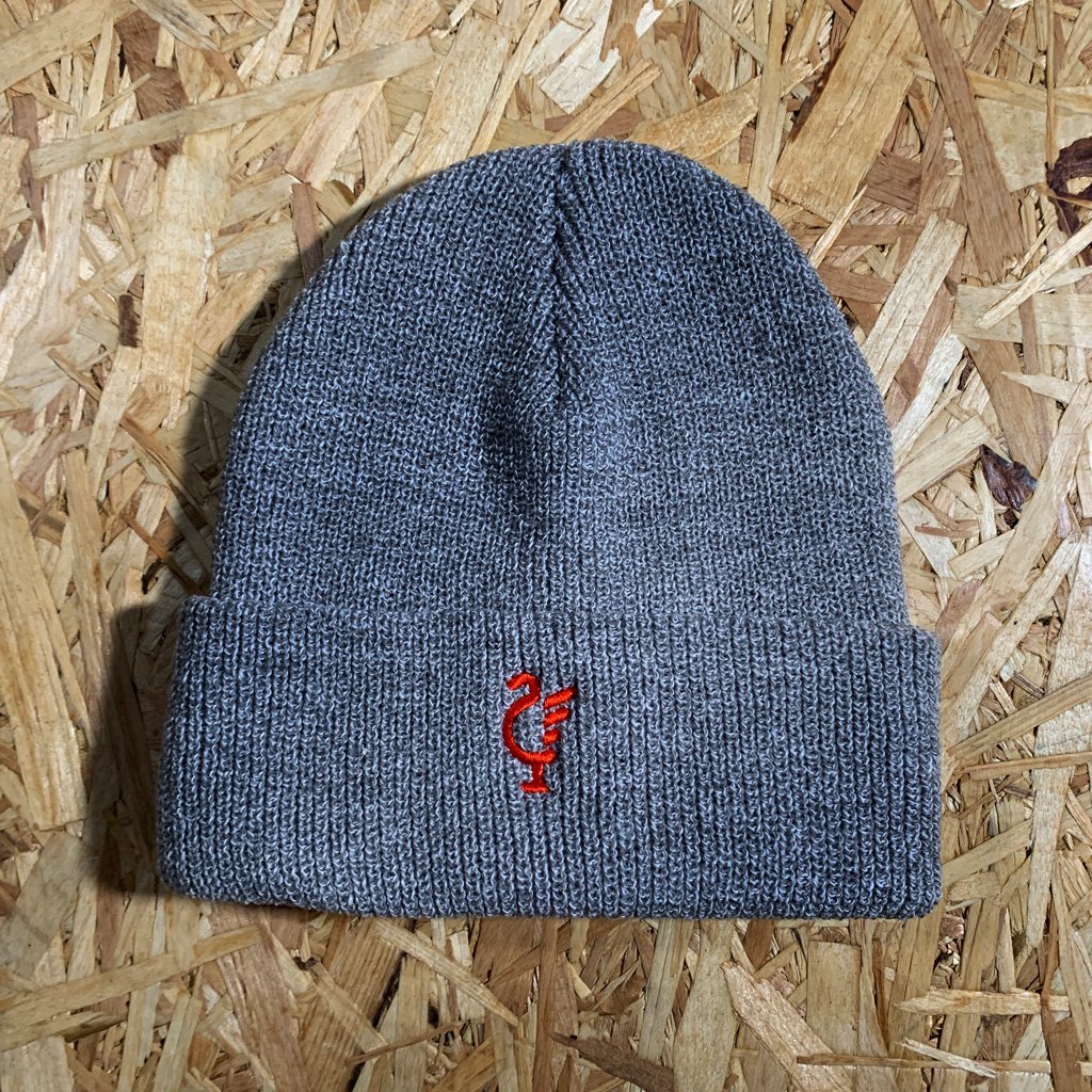 Liverpool Scouse 77 beanie grey/red