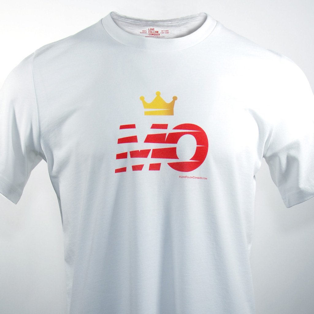Liverpool King Mo white t-shirt