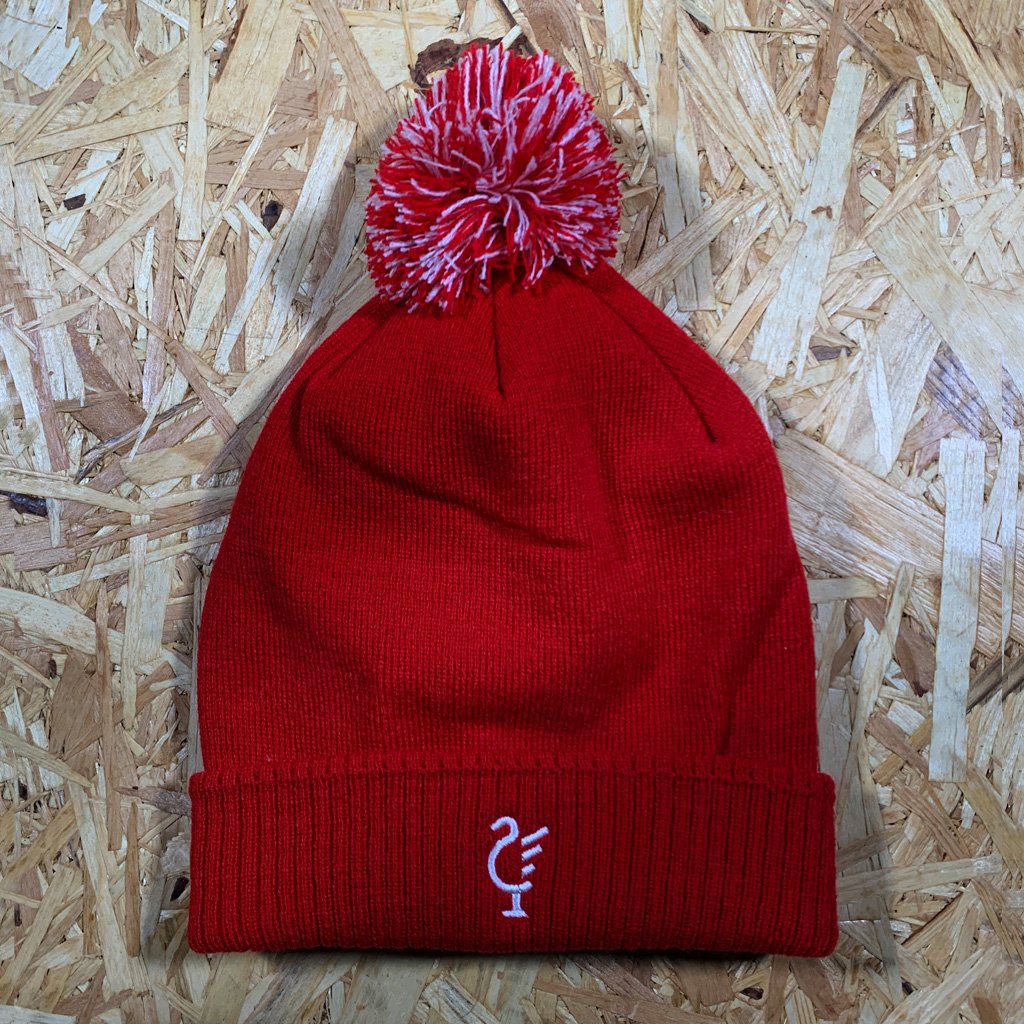 Liverpool Scouse 77 bobble hat red